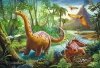 Puzzle Dinozaury 60 elem Wędrówka dinozaurów Trefl 17319 33x22